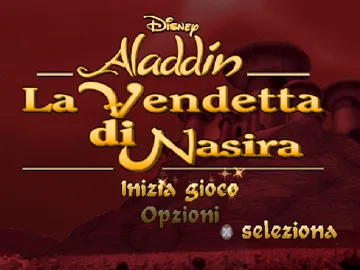 Disney Aladdin - La Vendetta di Nasira (IT) screen shot title